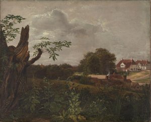 La grande locanda di Fredensborg da Johan Christian Dahl