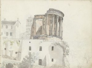 “Tempio di Vesta”, Tivoli da Johan Christian Dahl