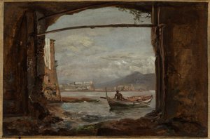 Veduta da una grotta presso Posillipo da Johan Christian Dahl