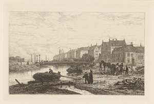 Veduta della Stadhouderskade da Johan Conrad Greive