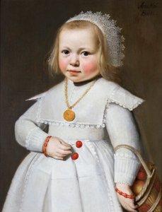 Ritratto di una bambina di due anni