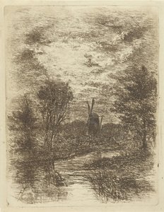 Paesaggio con mulino da Johan Frederik Croockewit