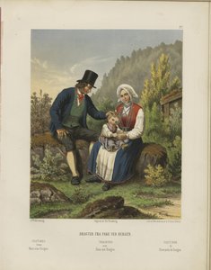 Illustrazione tratta dal libro Udvalgte norske Nationaldragter di autore sconosciuto e pubblicato da Chr. Tønsberg (no, [1861]) da Johan Fredrik Eckersberg