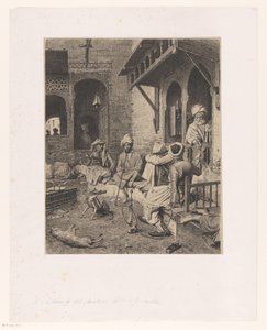 Uomini turchi che fumano da Johan Georg Otto graf von Rosen