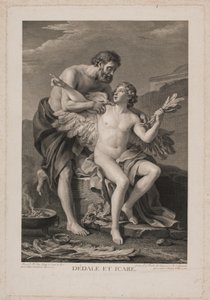 Dedalo e Icaro da Johan Georg Preisler