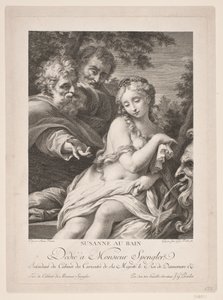Susanna al bagno da Johan Georg Preisler