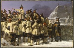 Re Gustavo Vasa di Svezia si Rivolge agli Uomini di Dalarna a Mora