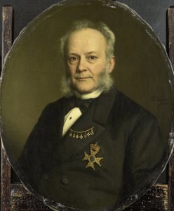 Pieter Mijer (1812-81). Governatore generale delle Indie Orientali Olandesi da Johan Heinrich Neuman