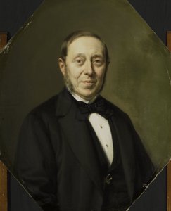 Ritratto di Johannes Cornelis van Pappelendam (1810-1884). Artista e mercante d