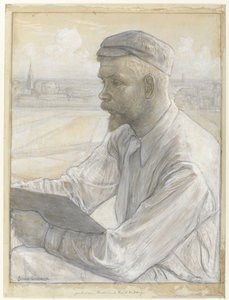 Ritratto del pittore Ferdinand Hart Nibbrig da Johan Henri Gustaaf Cohen Gosschalk