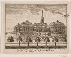 Castello di Hørsholm da Johan Herman Thiele
