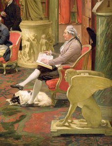Charles Townley e i suoi amici nella Galleria Towneley (dettaglio)