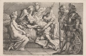 Sansone sopraffatto dai Filistei da Johan Joseph Zoffany