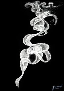 Elegante flusso di fumo