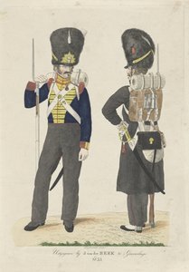 Due soldati di fanteria da Johan Martin Leydenroth