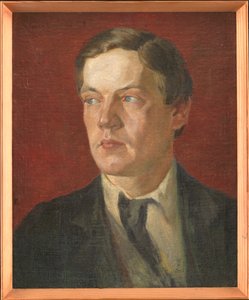Ritratto del pittore svedese Gustaf Wolmar da Johan Rohde