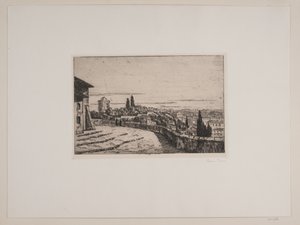 Vista su Roma dal Gianicolo da Johan Rohde