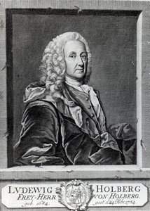 Ludvig Holberg, inciso da Johann Martin Bernigeroth, 1757 da Johan Roselius