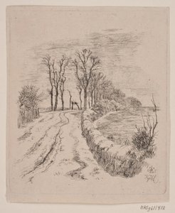 Viale a Vallø da Johan Thomas Lundbye