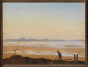 Una sera presso il lago Arresø da Johan Thomas Lundbye