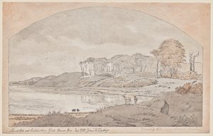 Bosco di Asnæs, baia del fiordo di Kalundborg da Johan Thomas Lundbye