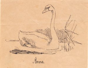 Una cigno da Johan Thomas Lundbye