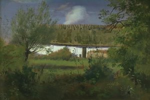 Edificio agricolo al sole da Johan Thomas Lundbye