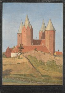 Chiesa di Kalundborg da Johan Thomas Lundbye