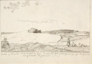 Paesaggio della Selandia. Sullo sfondo Vejrhøj da Johan Thomas Lundbye