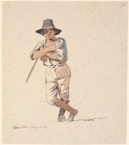 Pastore in piedi da Johan Thomas Lundbye