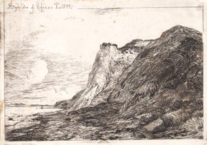 Il lato sud di Refnæs da Johan Thomas Lundbye