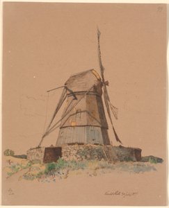 Mulino di Vendet presso Dortheaslyst da Johan Thomas Lundbye