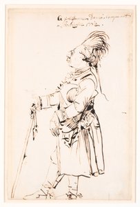 Barone Clemens August von Haxthausen a Stoccolma da Johan Tobias Sergel