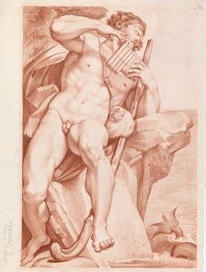 Polyphemus spielt die Panflöte da Johan Tobias Sergel