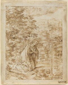 Maria Maddalena che prega nel deserto