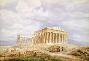 Il Partenone, Atene da Johan Wolfensberger