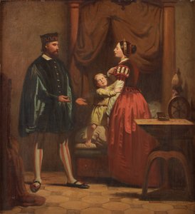 Karin Månsdotter, Eric XIV e il figlio Gustav, 1858 da Johan Zacharias Blackstadius