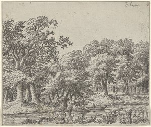 Paesaggio con barca