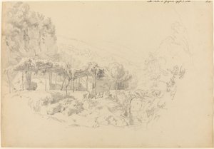 Un Pergolato Ombreggiato nella Valle di Gragnano da Johann Adam Klein