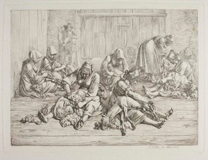 Tosatura delle pecore da Johann Adam Klein