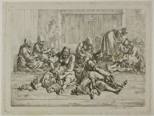 Tosatura delle pecore da Johann Adam Klein