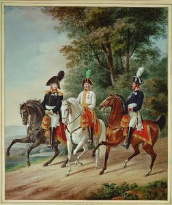 I tre monarchi a cavallo: L