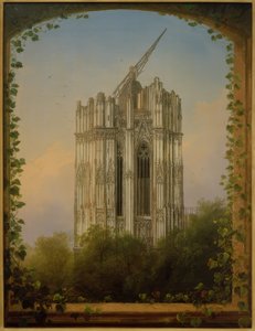 Torre sud incompiuta da Johann Adolf Lasinsky