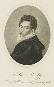 Ritratto di Pius Alexander Wolff 1782-1828 da Johann Adolf Rossmaesler