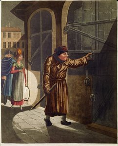 Il guardiano notturno, da una serie di tipi viennesi ...