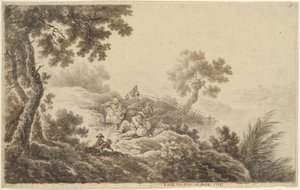 Paesaggio con viaggiatori