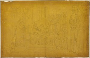 Da: Raccolta di contorni e ricalchi, volume 5, foglio 61 da Johann Anton Ramboux