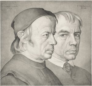I fratelli Konrad e Franz Eberhard da Johann Anton Ramboux