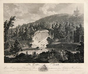 Ponte del Diavolo, inciso da J. Schroeder da Johann August (after) Nahl