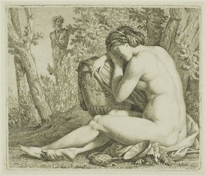 Baccante a riposo da Johann August Nahl II
